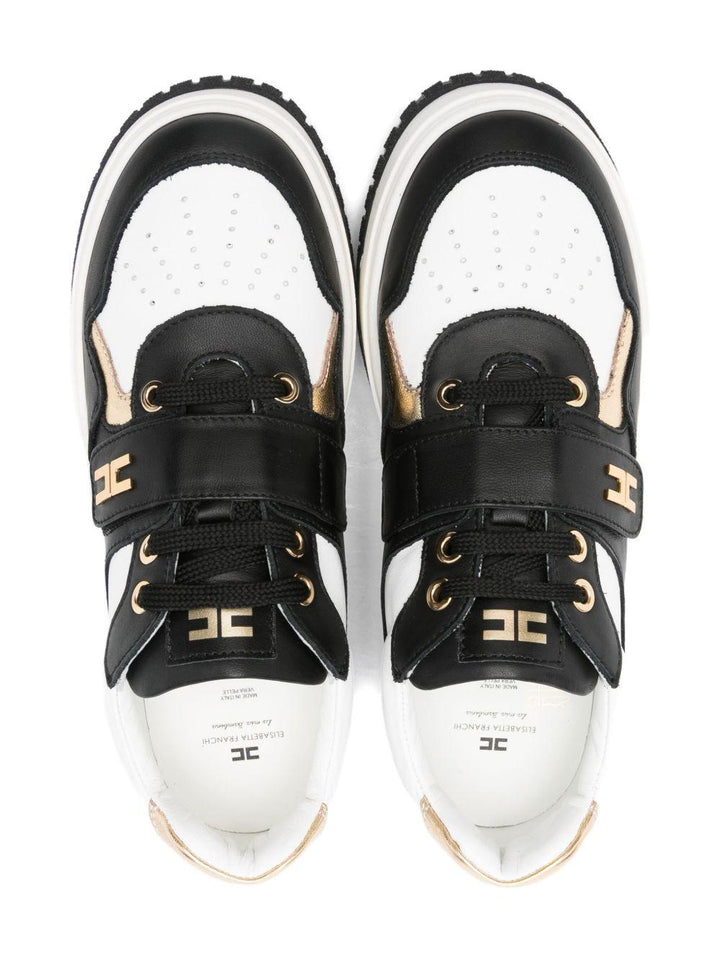 Sneakers bianco/nero per bambina F4A9E03441251A780 A780 Elisabetta Franchi Kids 