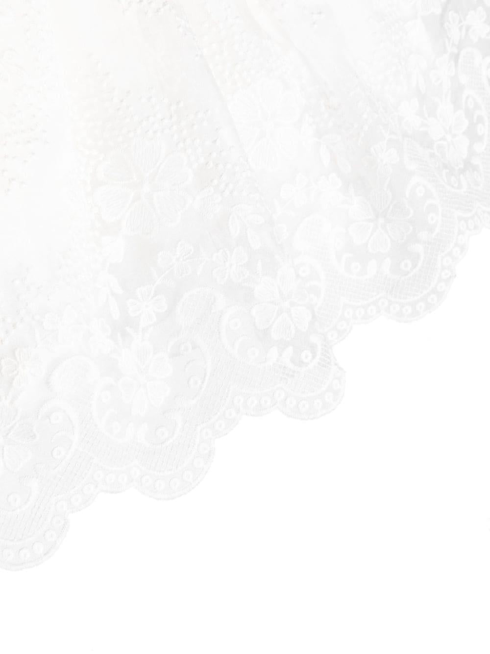 Abito bianco per bambina in tulle 5038 001 Abel & Lula 