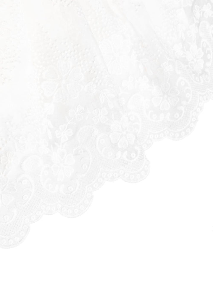 Abito bianco per bambina in tulle 5038 001 Abel & Lula 