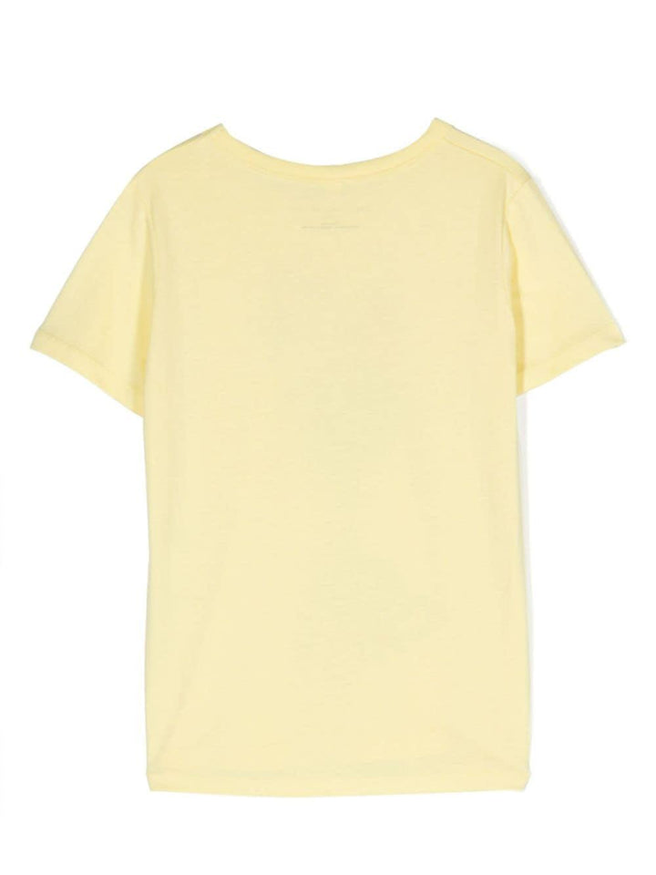 Yellow t-shirt for children with print