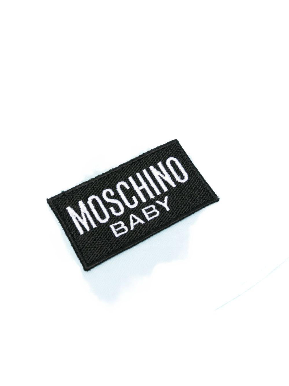 Coperta azzurra per neonato MQB00FLCA40 40304 Moschino Kids 