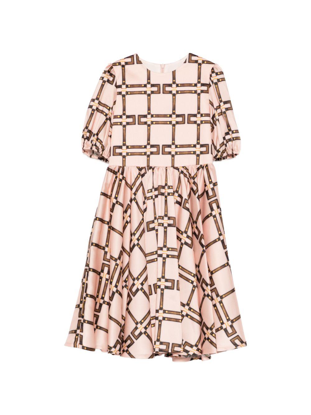 Abito rosa per bambina EFAB6750TVE02 C053 Elisabetta Franchi Kids 