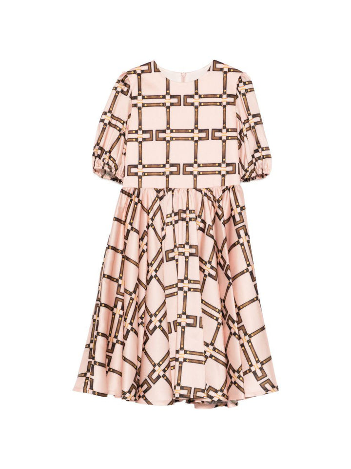 Abito rosa per bambina EFAB6750TVE02 C053 Elisabetta Franchi Kids 