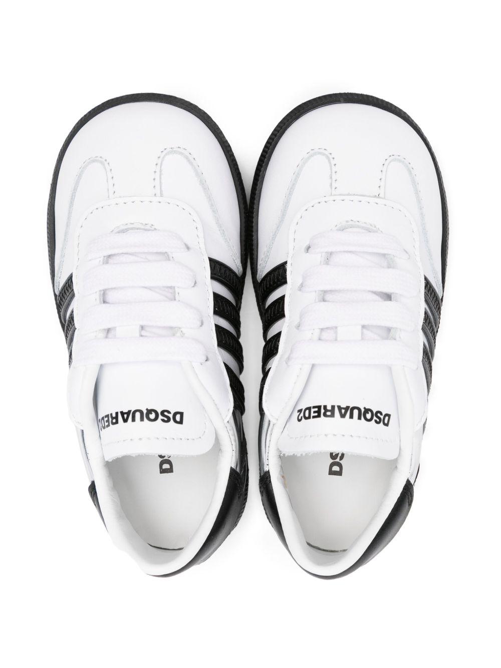 Sneakers bianche/nere per bambino 81387 01 Dsquared2 Kids 