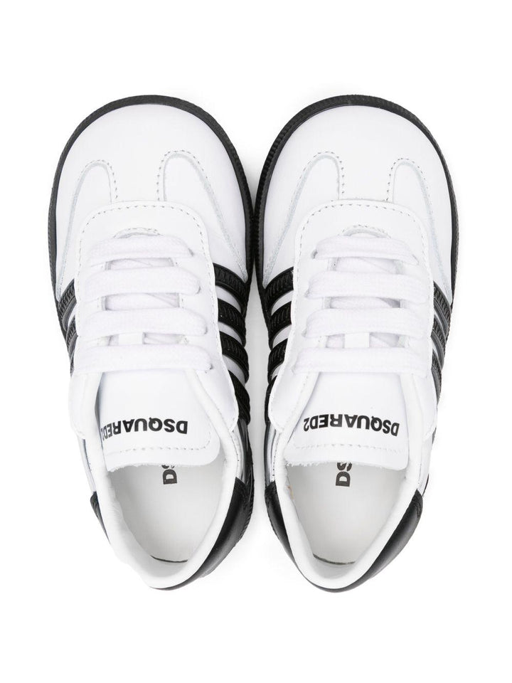 Sneakers bianche/nere per bambino 81387 01 Dsquared2 Kids 