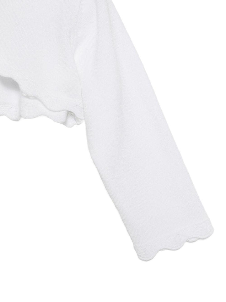 Cardigan bianco per neonata HA6070MA74R 10601 Liu Jo 