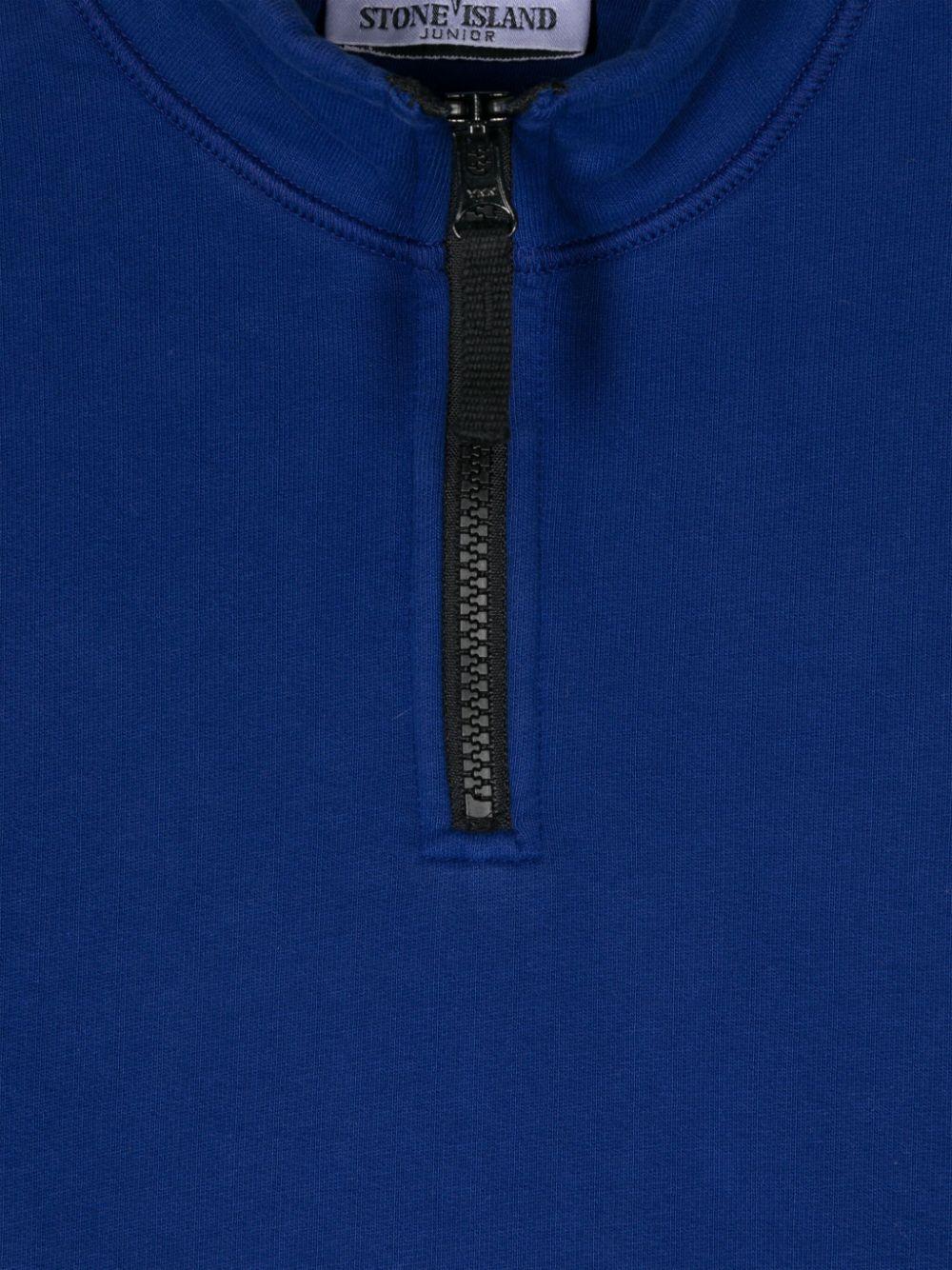 Royal blue cotton sweatshirt for boys