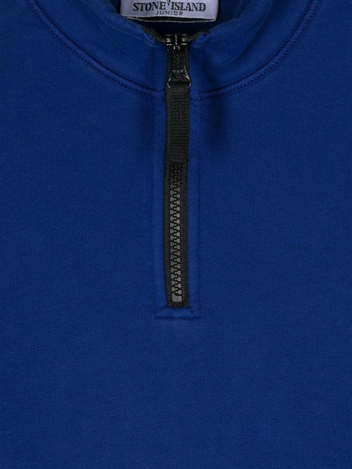 Royal blue cotton sweatshirt for boys