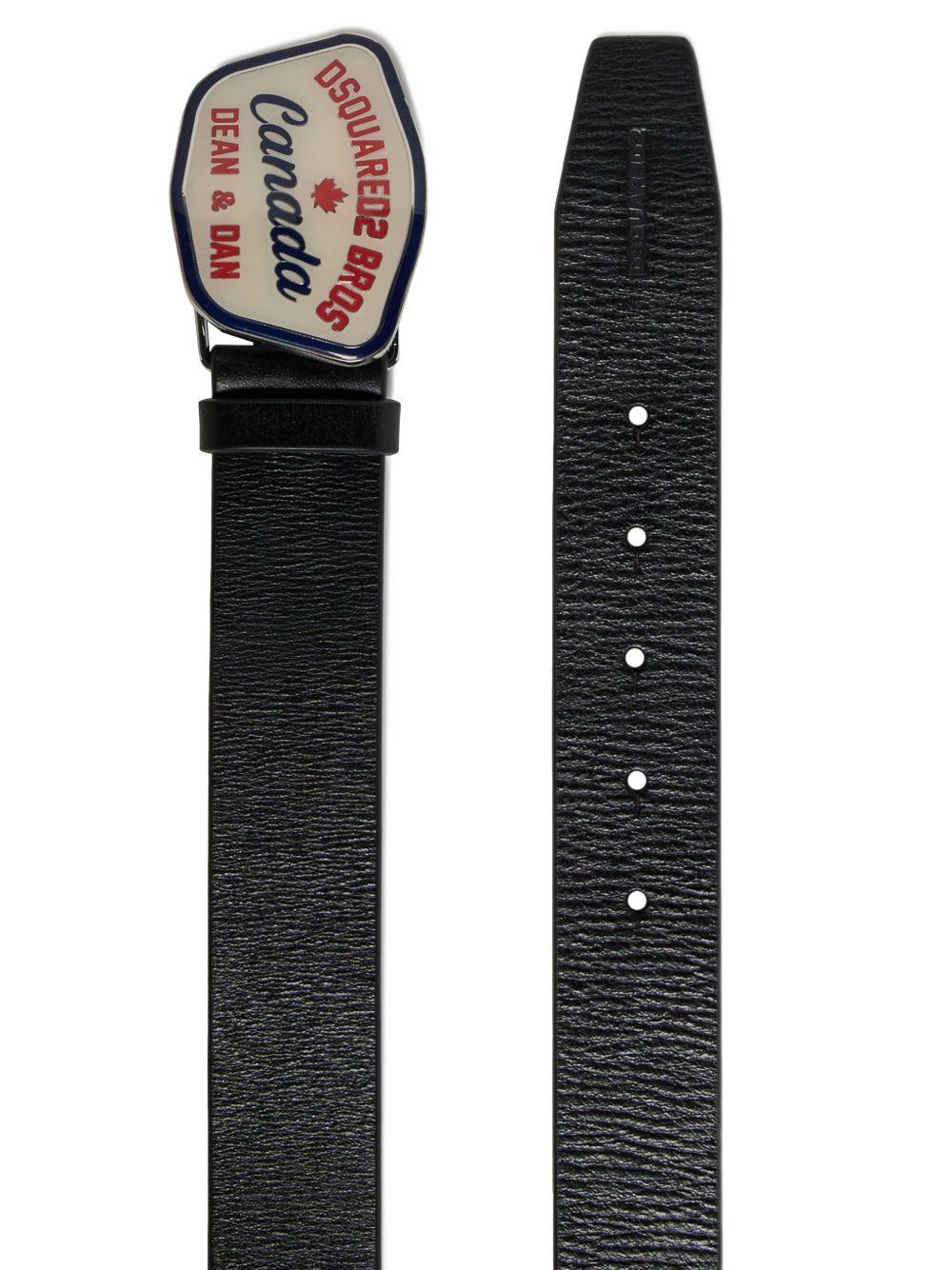 Cintura nera per bambino DQ3258D0AGF DQ900 Dsquared2 Kids 