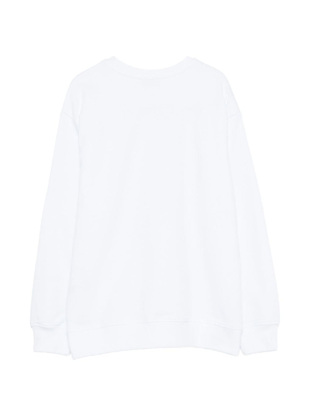 Felpa bianca per bambino S6MSJUSW007 001 Msgm Kids 