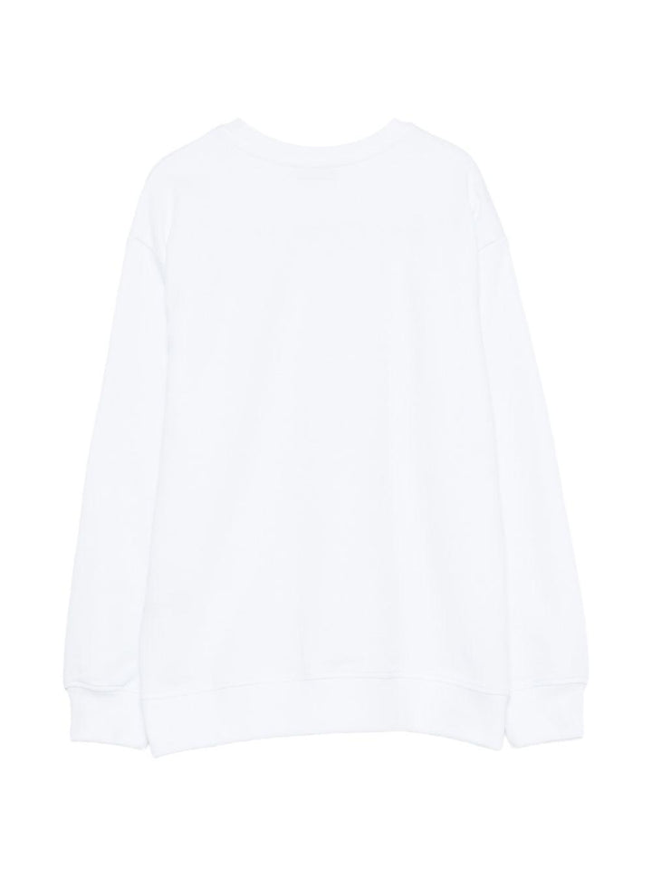 Felpa bianca per bambino S6MSJUSW007 001 Msgm Kids 