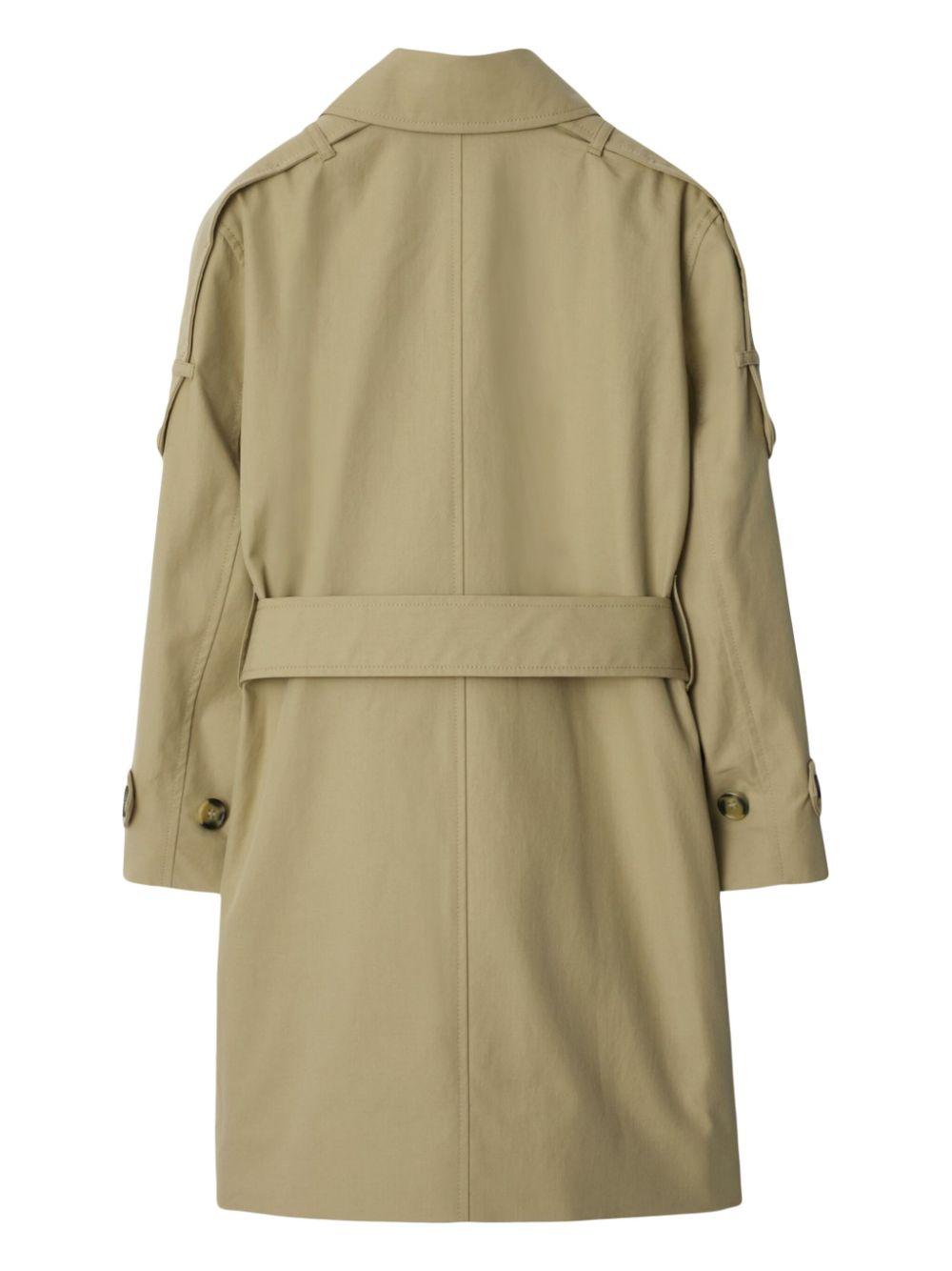 Trench beige sabbia per bambina 8100029 B7311 Burberry Kids 