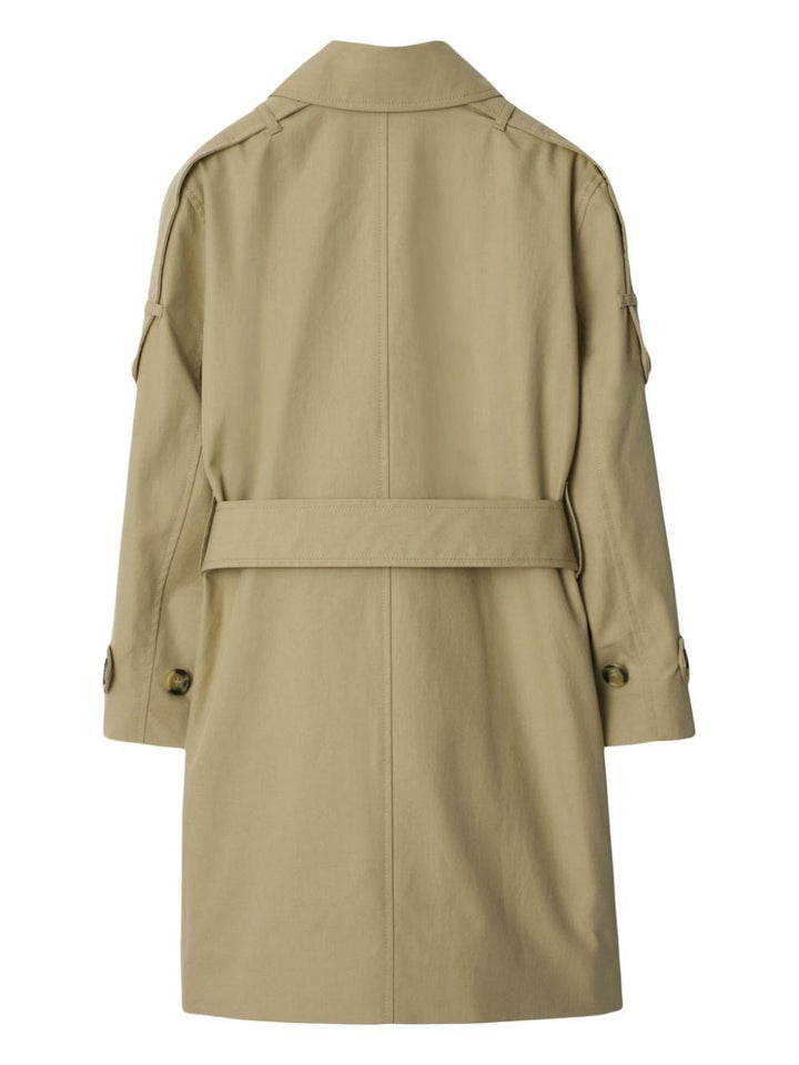 Trench beige sabbia per bambina 8100029 B7311 Burberry Kids 