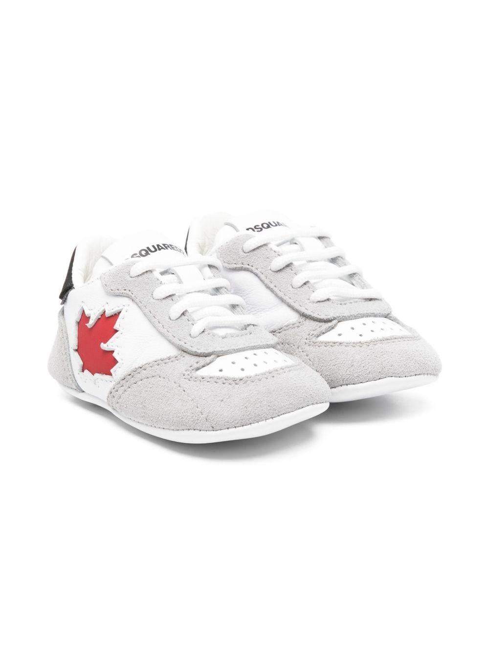 Sneakers grigie/bianche per neonato 81358 01 Dsquared2 Kids 