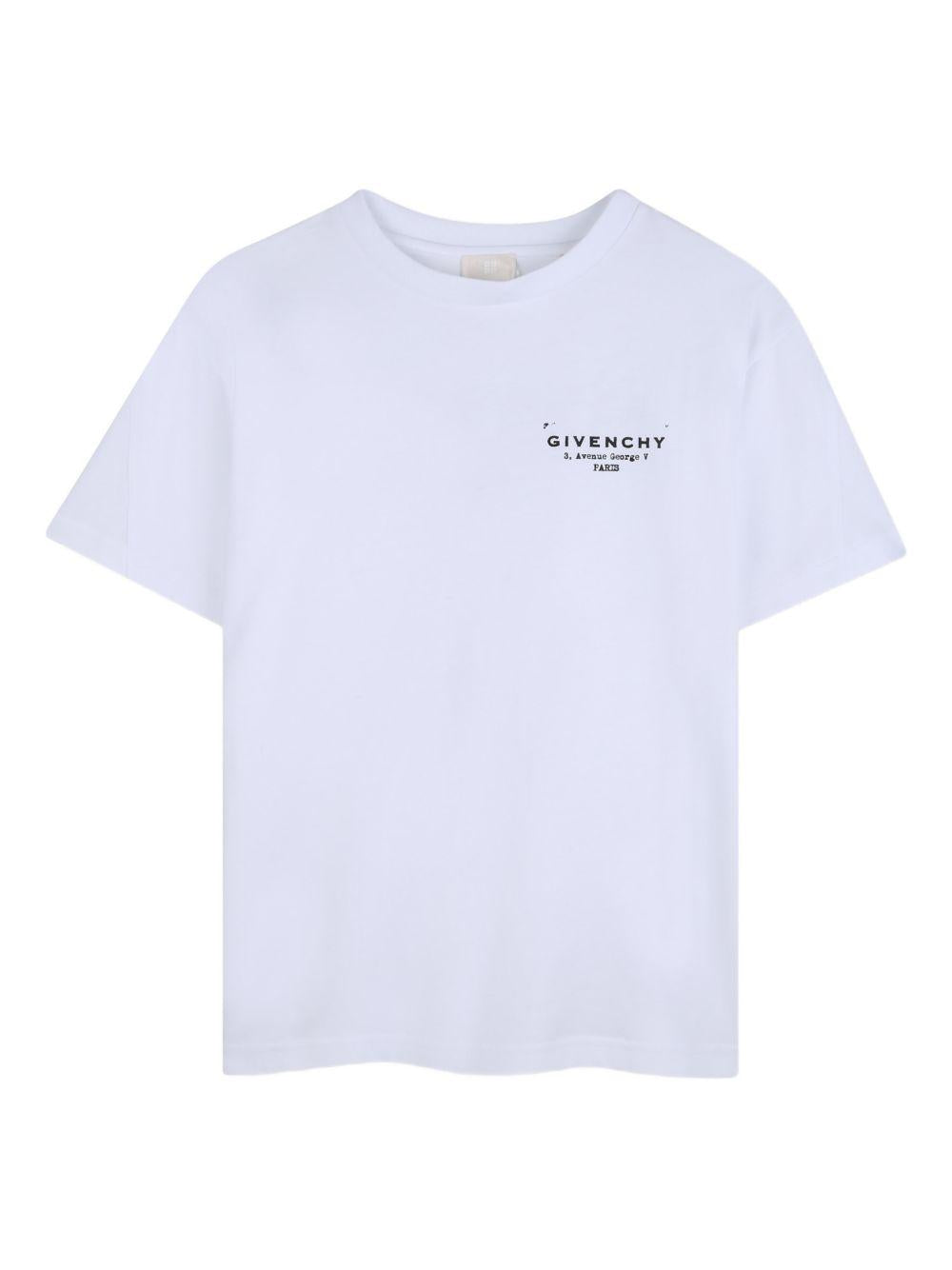 T-shirt bianca per bambino H31075 10P Givenchy Kids 