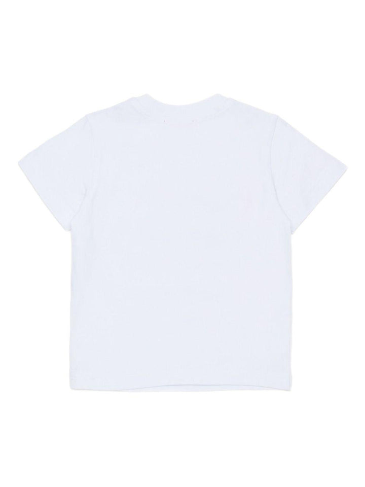 T-shirt bianca per neonato K007650GRAI K100 Diesel Kids 