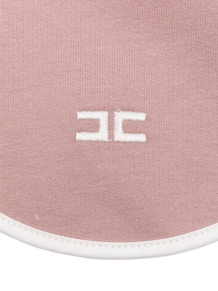 Bavetta rosa per neonata ENBA0650FF002 D754 Elisabetta Franchi Kids 