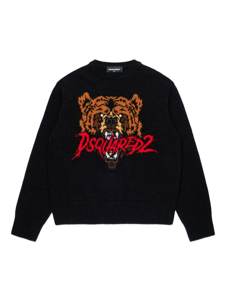 Maglione nero per bambino
