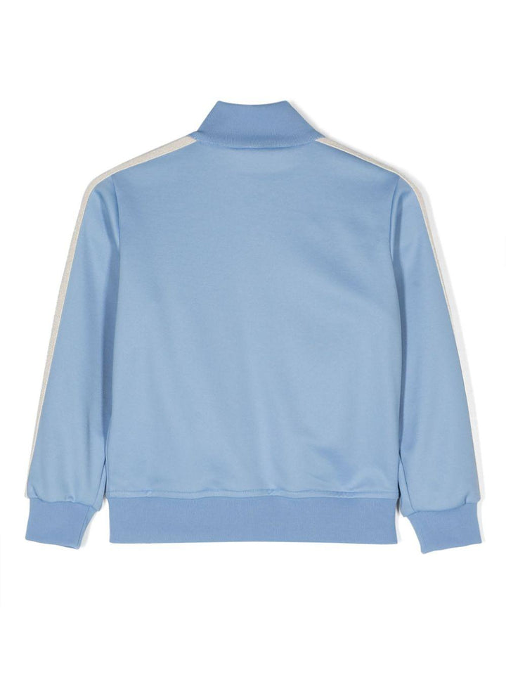 Light blue sweatshirt for boys with logo