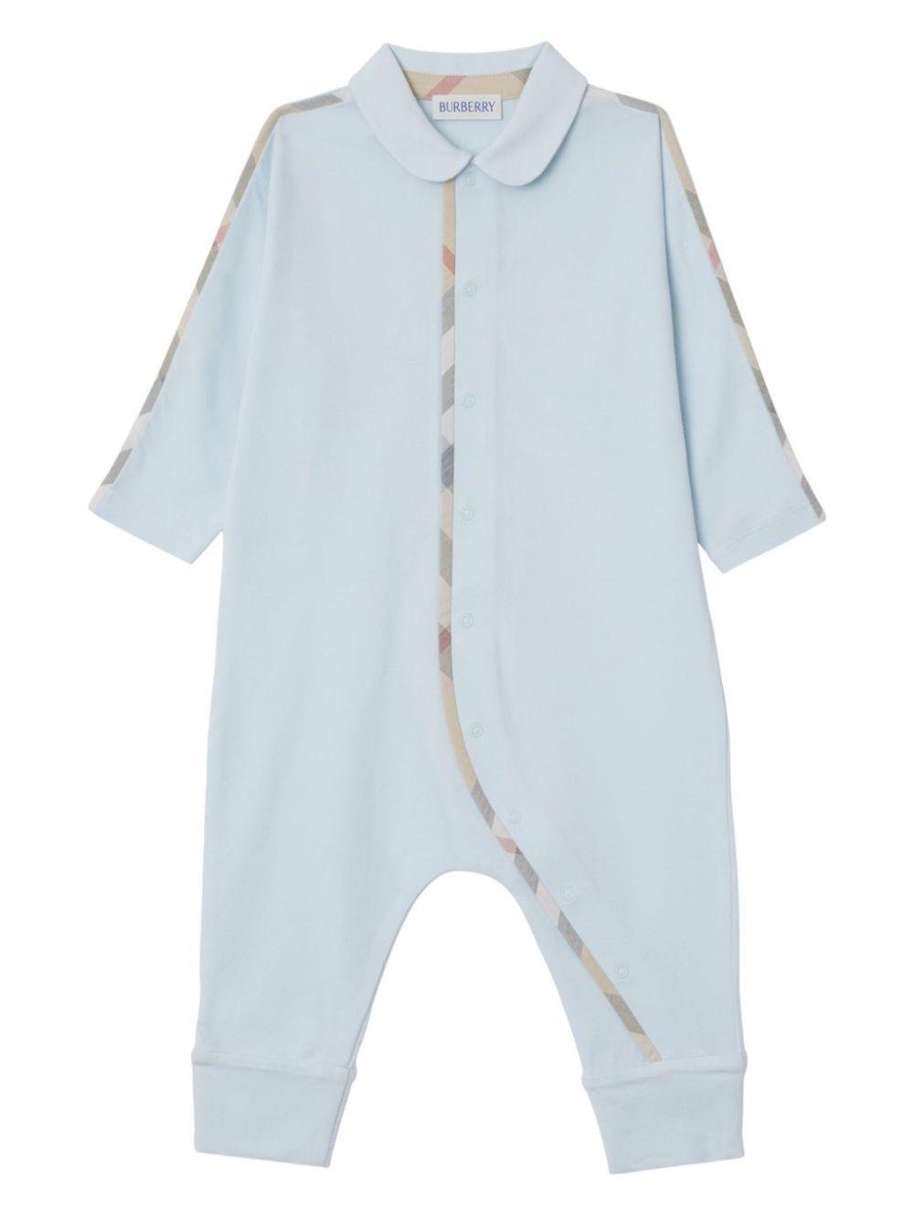 Tutina celeste per neonato 8104526 A3149 Burberry Kids 