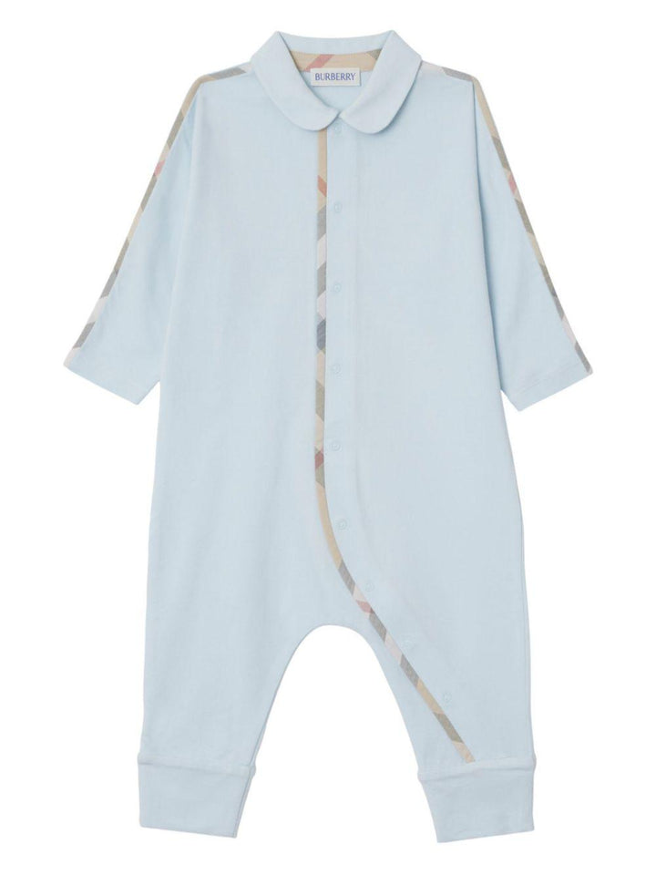 Tutina celeste per neonato 8104526 A3149 Burberry Kids 