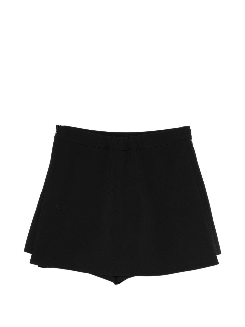 Bermuda nera per bambina EFBE0800GA022 N135 Elisabetta Franchi Kids 
