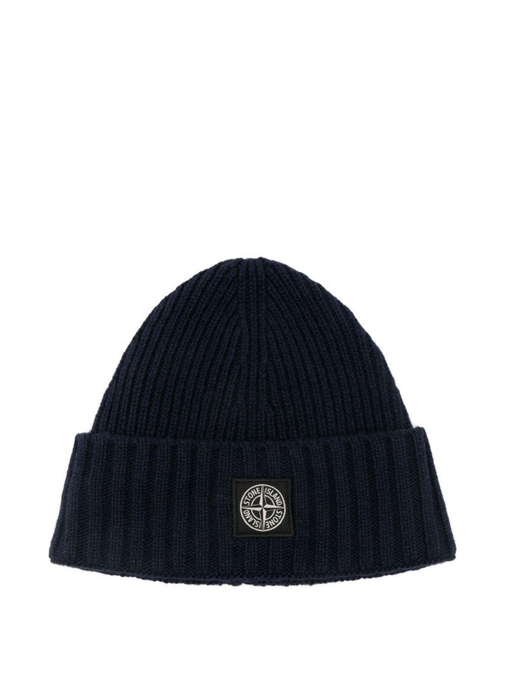 Cappello blu navy per bambino 6N100003S00M3 V0020 Stone Island Kids 