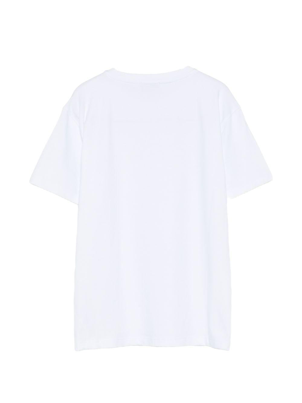 T-shirt bianco ottico DMTS0520JE017 B000 Dondup Kids 