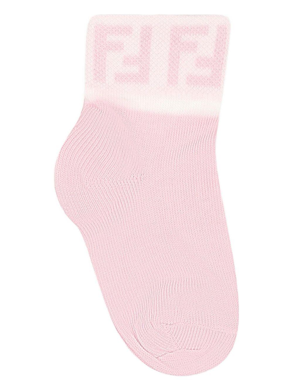 Calze rose per neonata BFN038ASQV F1PMK Fendi Kids 