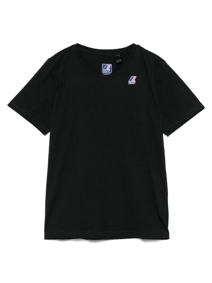 T-shirt nera per bambino