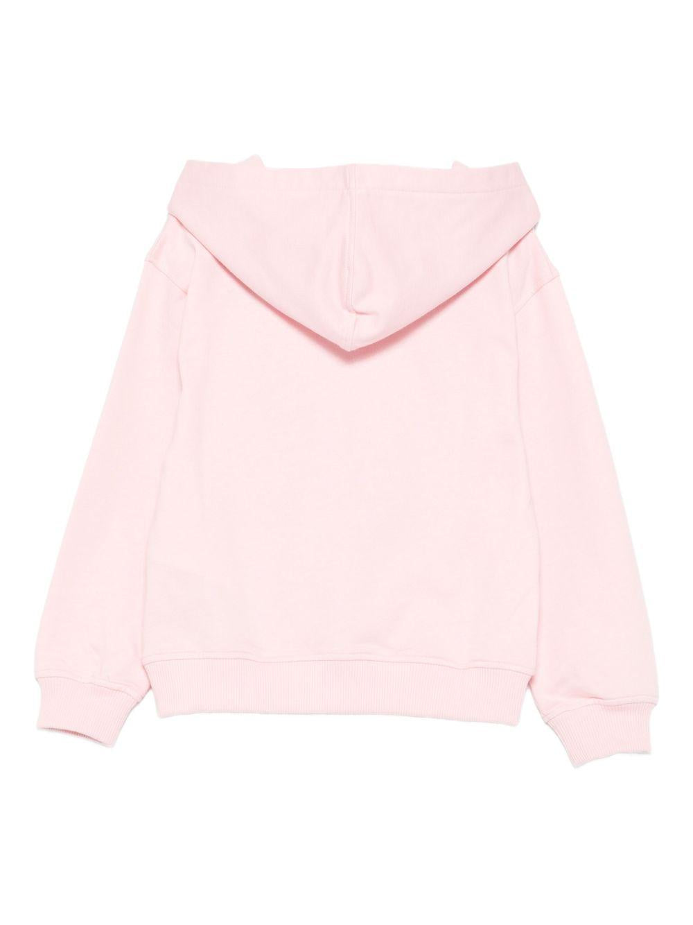 Felpa rosa chiaro per bambina HUF09FLCA40 50209 Moschino Kids 