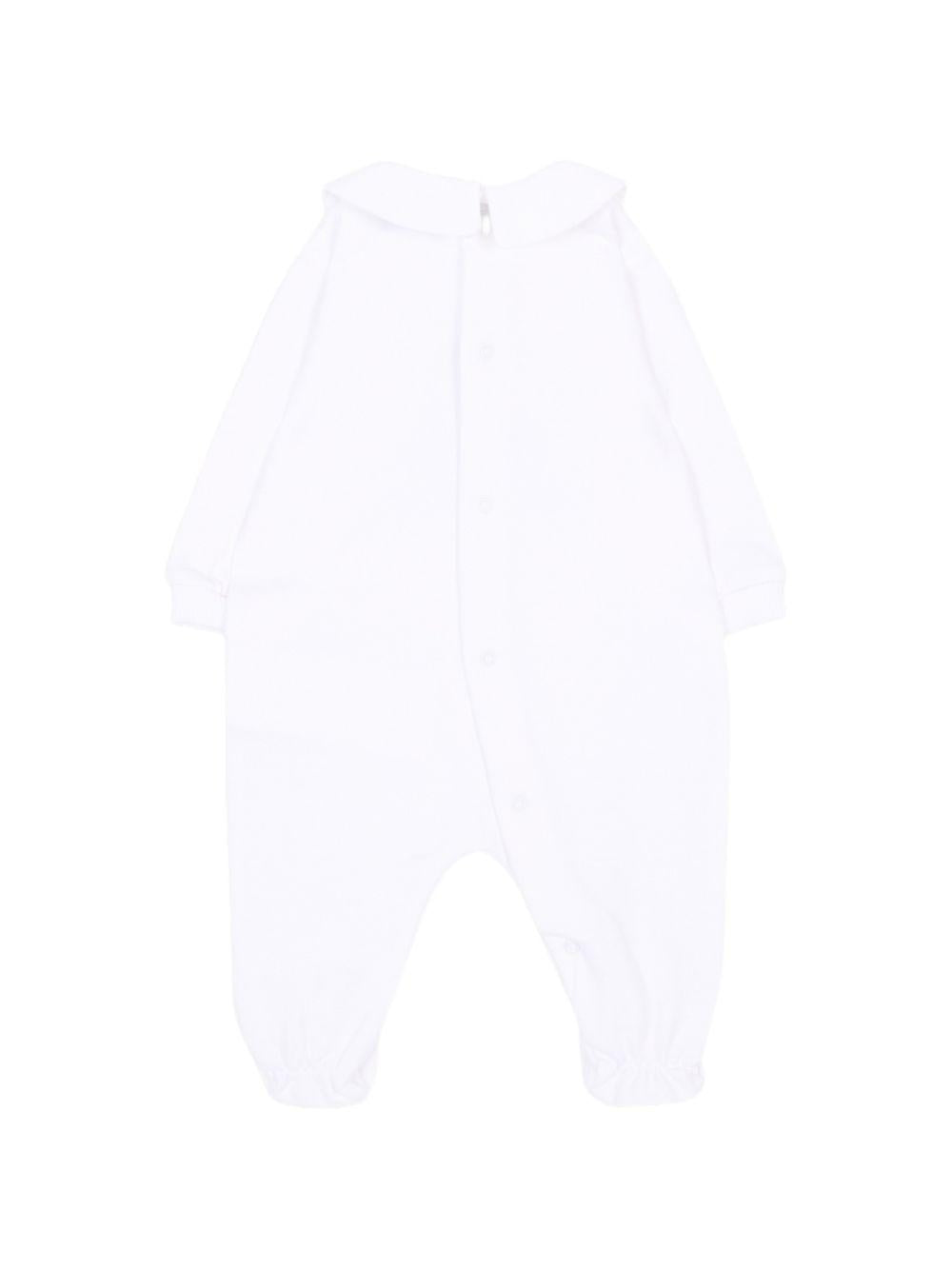 Tutina bianca per neonato M5Y037LCA40 10101 Moschino Kids 