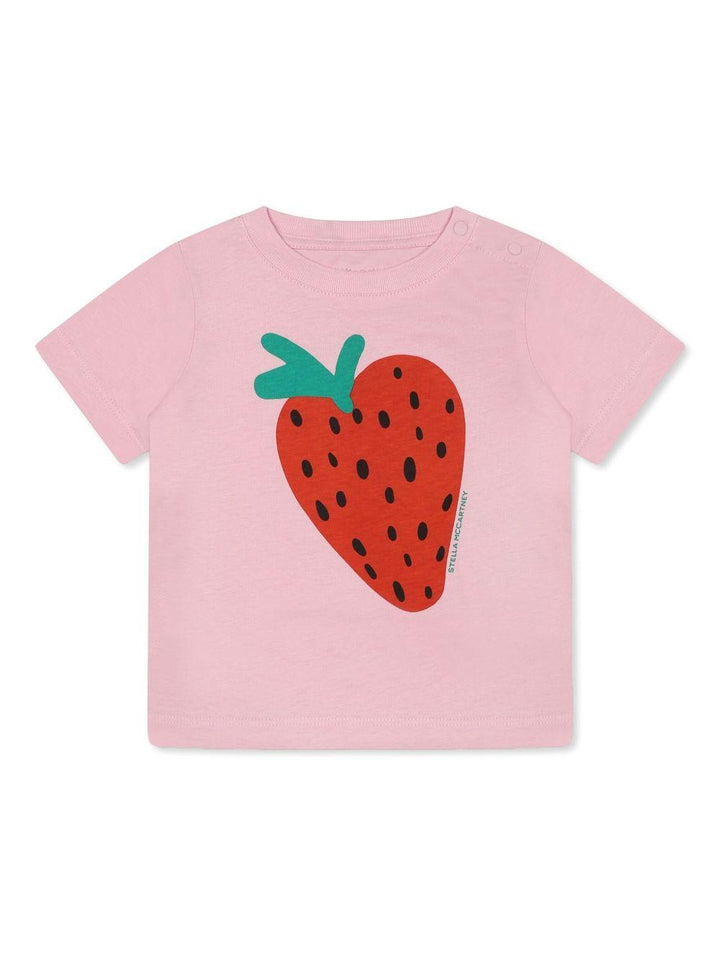 T-shirt rosa per neonata