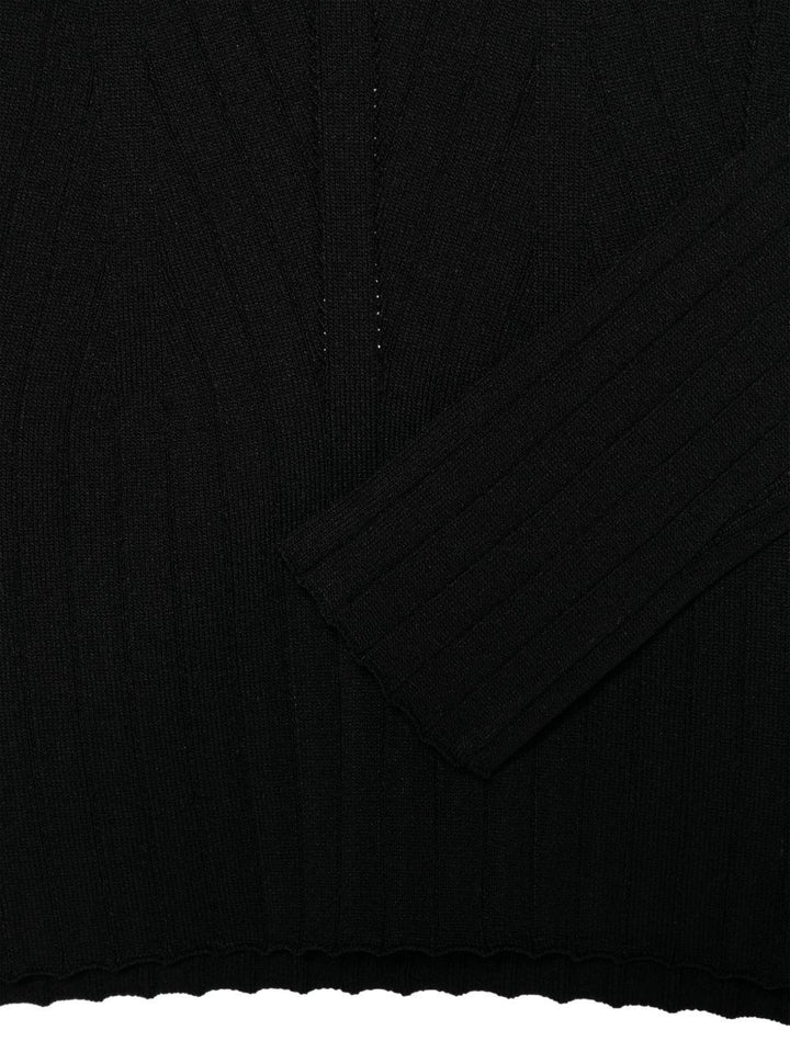 Maglione nero per bambina
