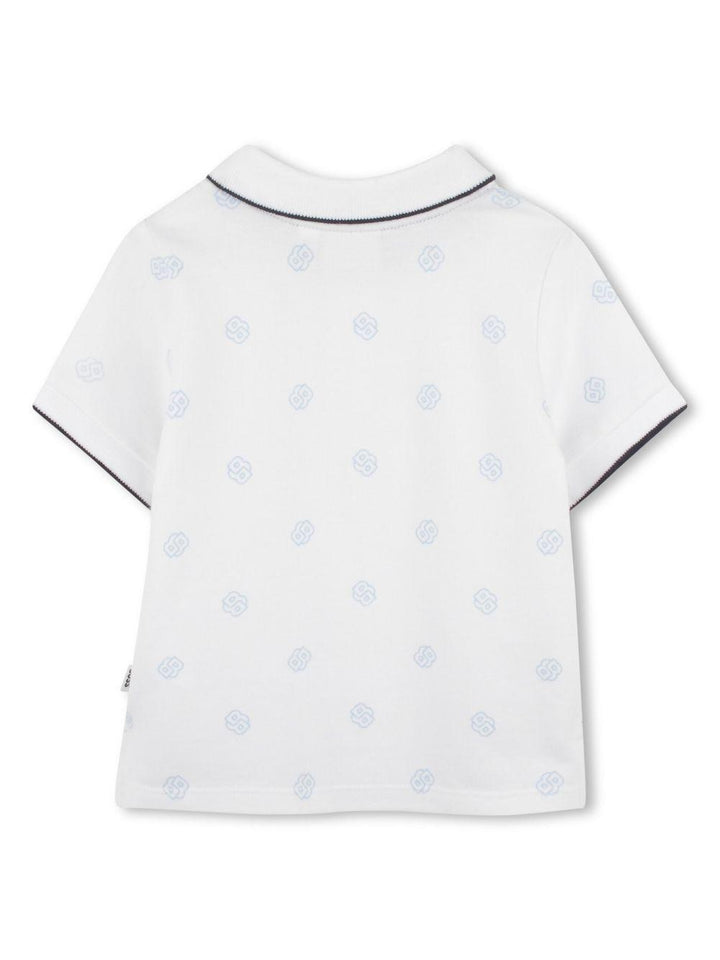 Polo bianco per neonato