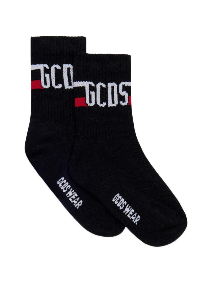 Calze nere per bambino Z0UJQQ611T801 999R Gcds Kids 
