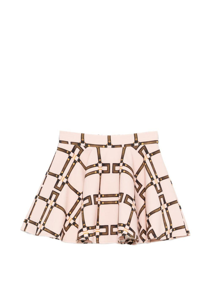 Gonna rosa per bambina EGGO0550GAE01 C053 Elisabetta Franchi Kids 