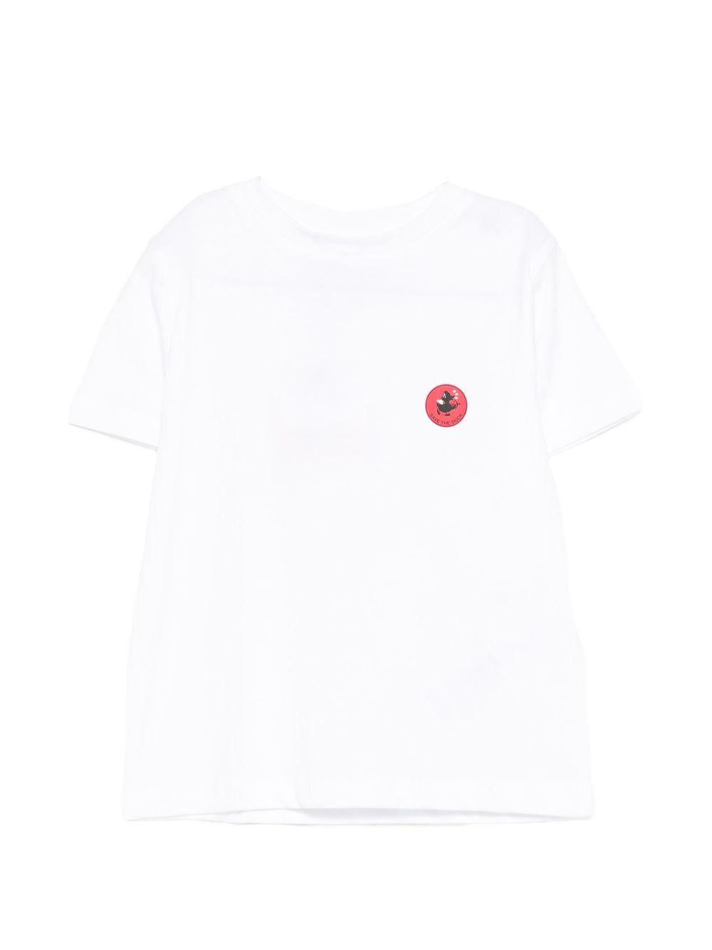 T-shirt bianca per bambino JT1732XBESY22 00000 Save The Duck Kids 