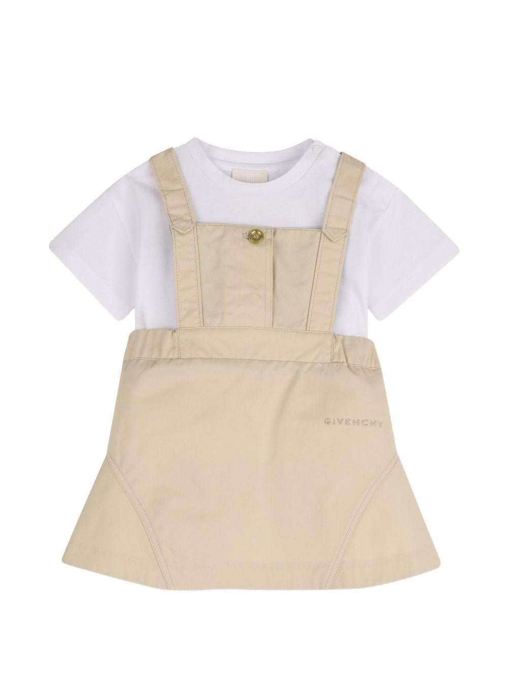 Completo bianco/beige per neonata H31171 192 Givenchy Kids 