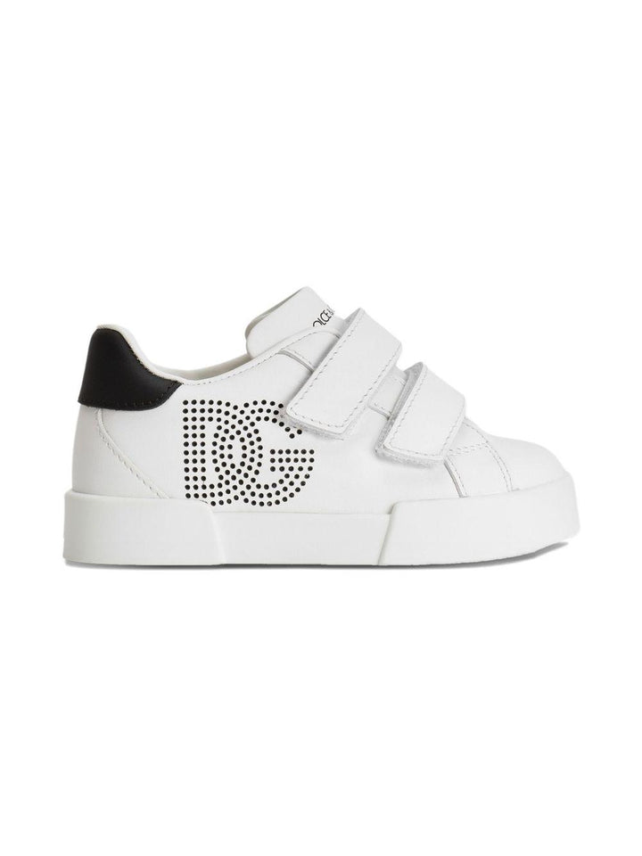 Sneakers bianche per neonato DN0231A1196 89697 Dolce & Gabbana Kids 