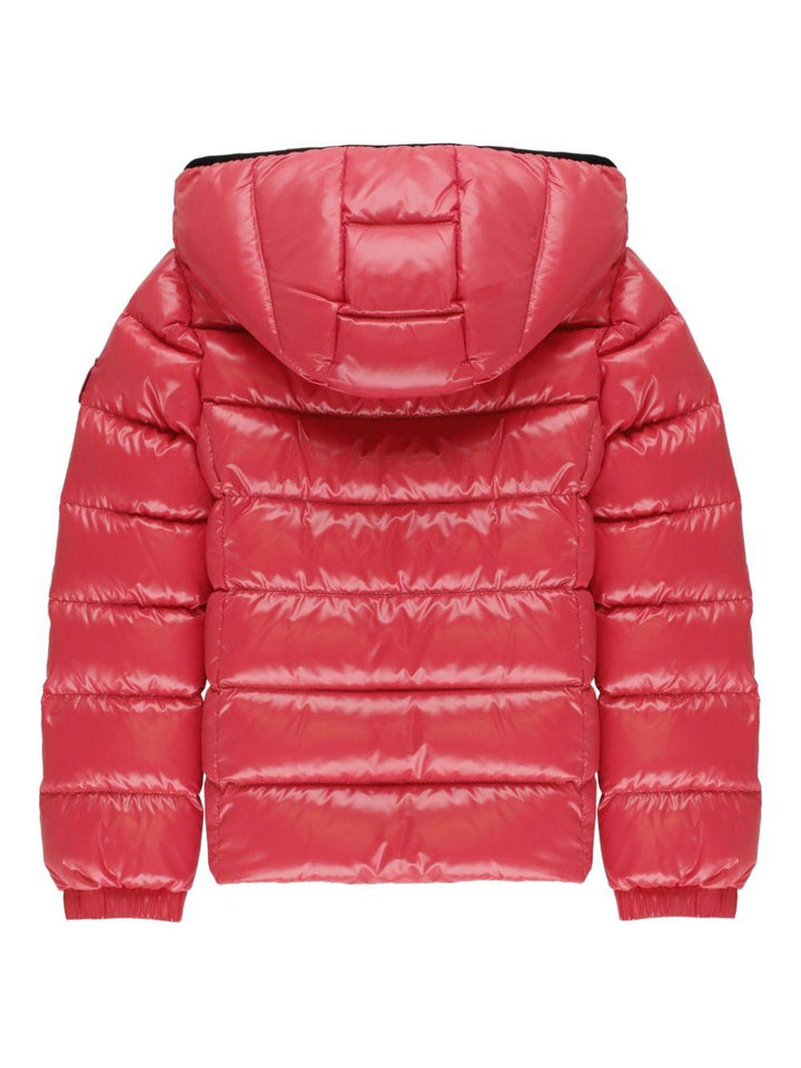 Giubbotto rosso corallo per bambina 9541A5271068950 410 Moncler Kids 