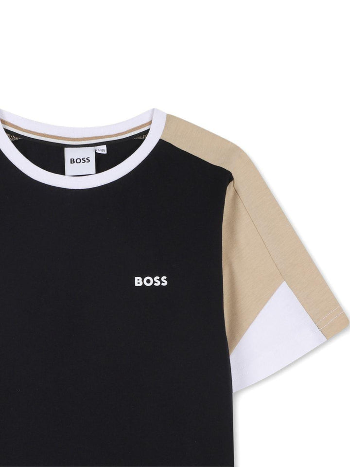 Completo nero per bambino J53006 09B Boss Kids 