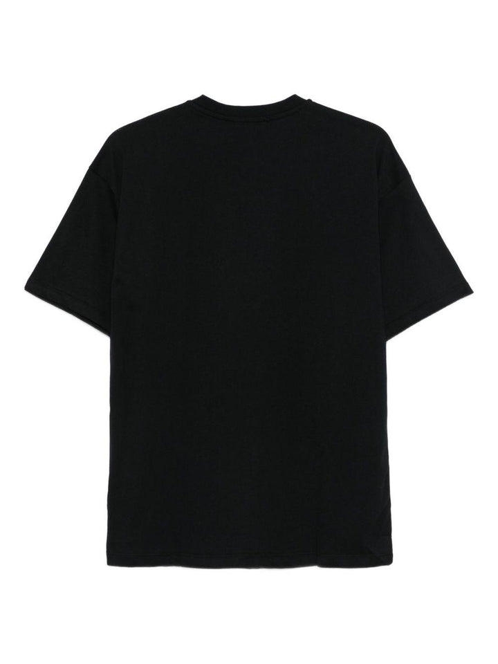 T-shirt nero per bambino F5MSJGTH120 110 Msgm Kids 
