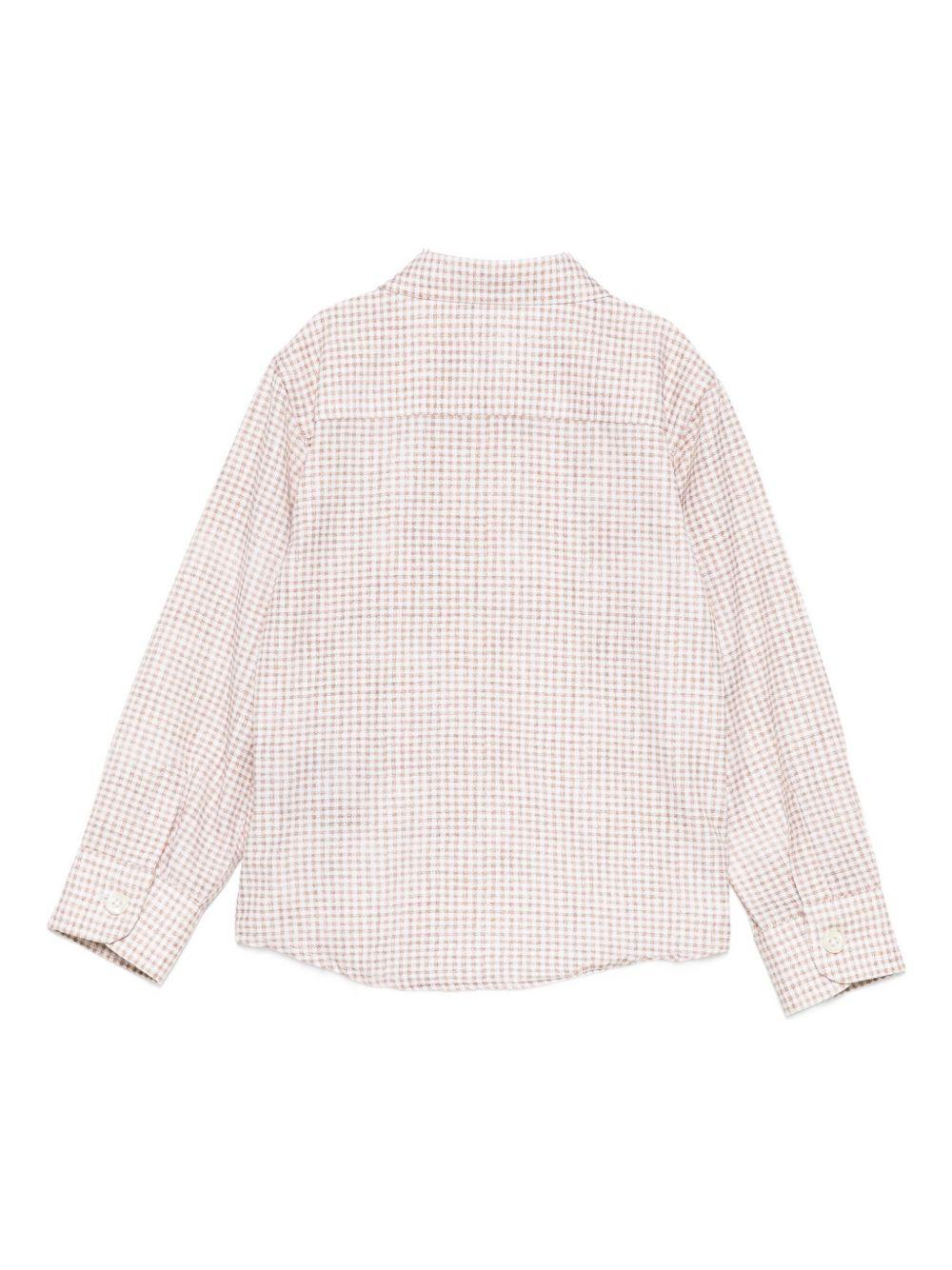 Camicia beige per neonato TIA25084CA VIC Trussardi Kids 