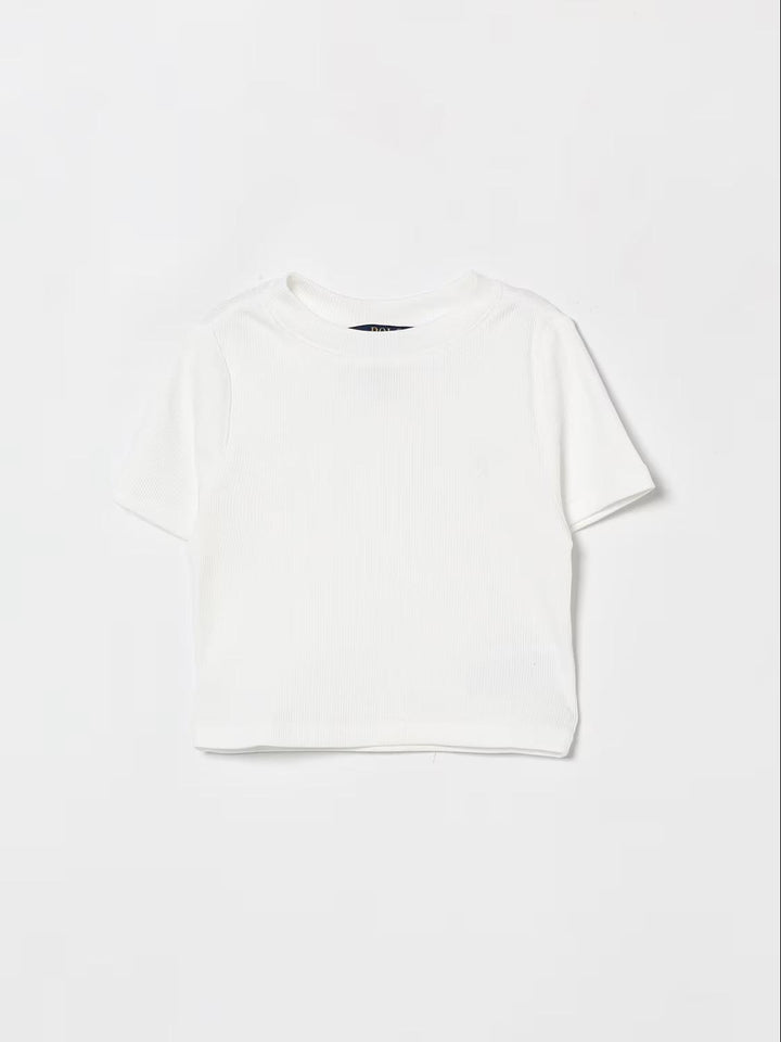 T-shirt bianco per bambina 313A96144 001 Ralph Lauren Kids 