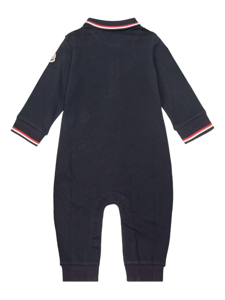 Tutina blu scuro per neonato 9518L0001189AL2 778 Moncler Kids 