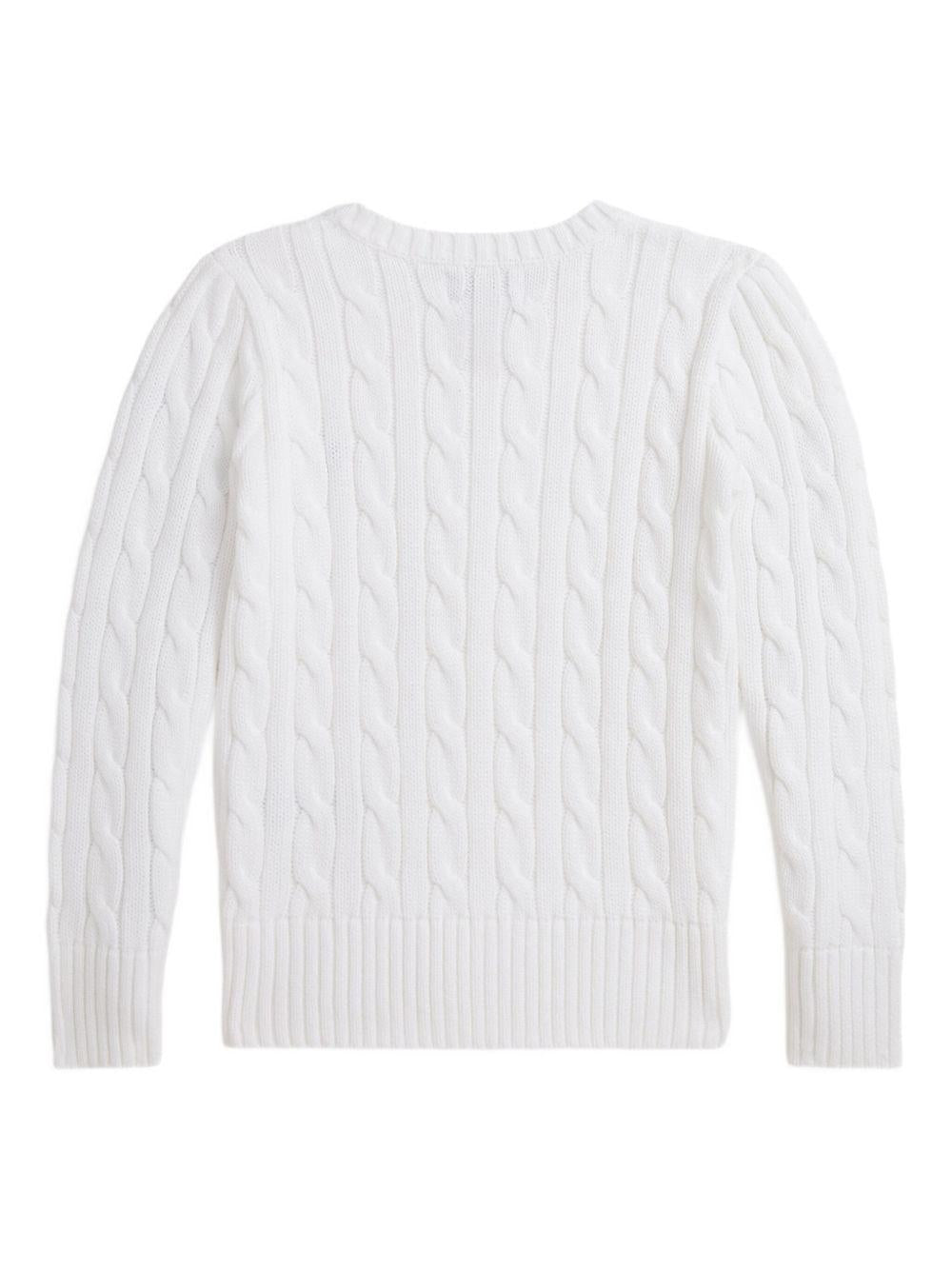 Maglione bianco per bambino 313901316 013 Ralph Lauren Kids 
