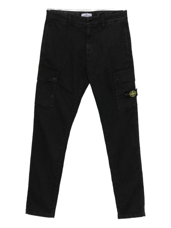 Pantalone nero per bambino 63100008S0198 V0129 Stone Island Kids 
