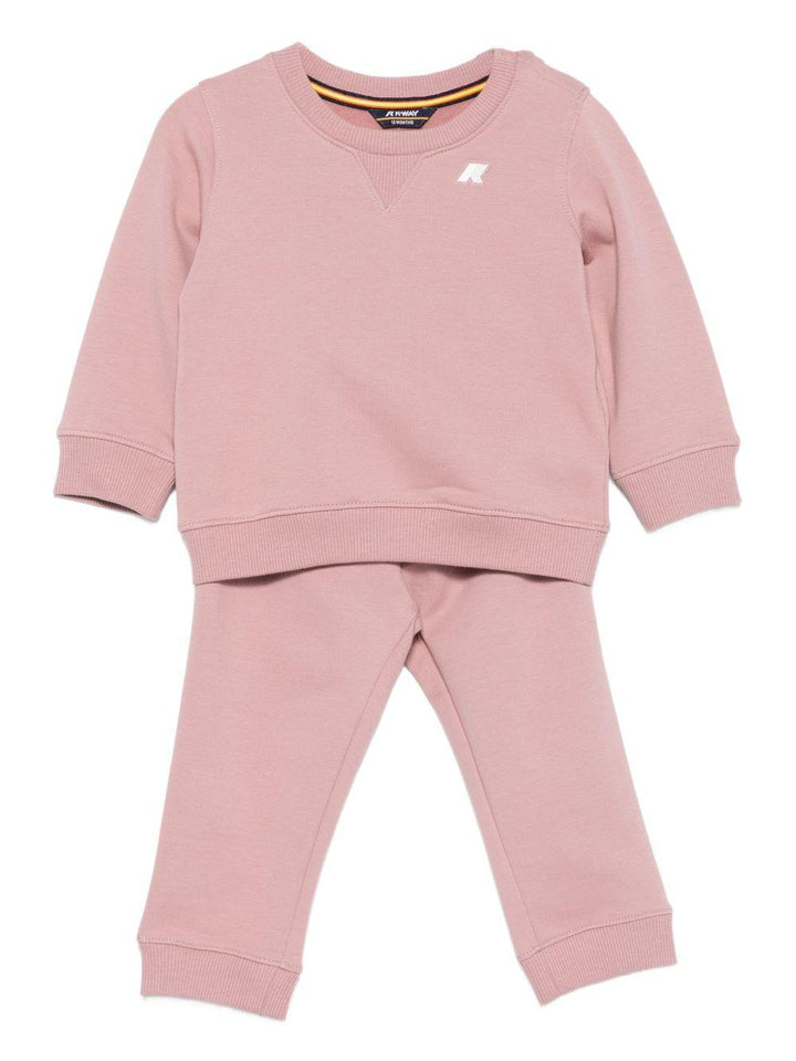 Completo rosa per neonata K41384W WDV K-Way Kids 