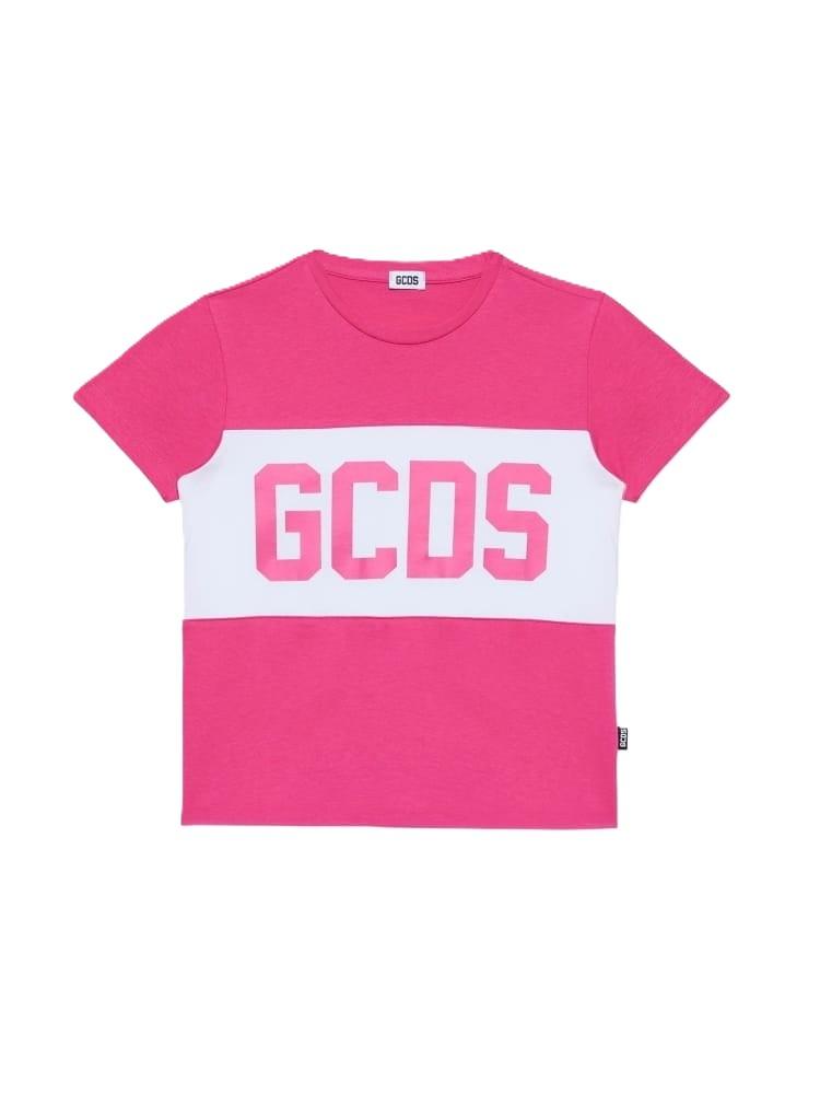 T-shirt fuscia per bambina Z0UJQC585J105 566A Gcds Kids 